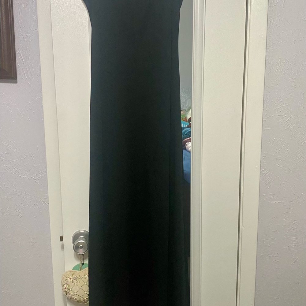 Lord & Taylor Black Sheath Maxi Dress